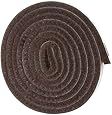 Self-Stick Heavy Duty Felt Strip Roll for Hard Surfaces (1/2" x 60"), Brown