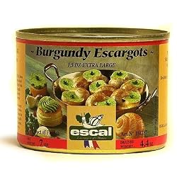 Escal French Burgundy Escargot Snails 1.5 Dozen