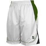 Michigan State Spartans White Courtside Shorts