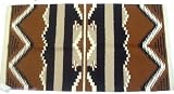 Mayatex Saddle Blanket - Wool Durango 36 x 68 - Black and Chocolate Brown