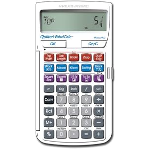 Calculated Industries Quilter's FabriCalc Quilt Design and Fabric Estimating Calculator by Calculated Industries