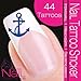 Nailart NAIL TATTOO STICKER - maritim / navy / anchor - blue