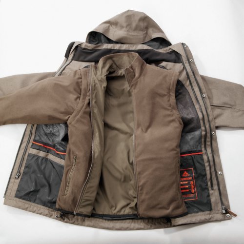 Vaude Lhasa Mens Jacket - XL, Coffee