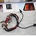 Lucky Leaf Red Rope Beads Bracelet 2013 Fashion Vintage Leather Wrap Women Bracelets