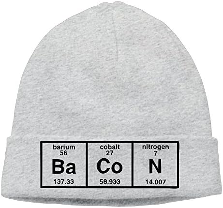 The Chemistry Of Bacon Funny Unisex Beanies Ski Hat Adjustable Best Caps