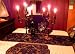 Black Damask Table Runner 14x64