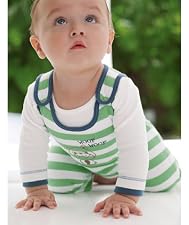 Striped Dungaree Set