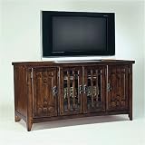 Mission Dark Oak TV Stand by AtHomeMart