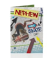 Graffiti Skater Nephew Birthday Card