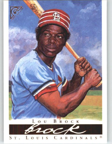 2003 Topps Gallery HOF (Hall of Fame) #37 Lou Brock Day - St. Louis Cardinals (Baseball Cards)