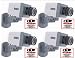 4 Pack Fake Dummy Simulative Indoor Security Surveillance CCTV Camera Scan Motion Detector & Free Commercial Video Warning Deterrence Decal! Kit IDK3