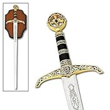 Medieval Sword of Robin Hood Original Gold Edition with Plaque
