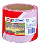 Tesa 100m x 80mm Non Adhesive Barrier Tape Red/ White 51T VCw%2ByiL. SL160 Tesa 100m x 80mm Non Adhesive Barrier Tape Red/ White