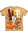 Fall Kitty Orange T-Shirt - Festive Halloween Pumpkin Patch
