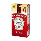 Heinz Ketchup Dip & Squeeze, 10 Ct Box (Pack of 6)