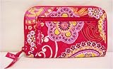 Vera Bradley Zip Around Wallet Raspberry Fizz