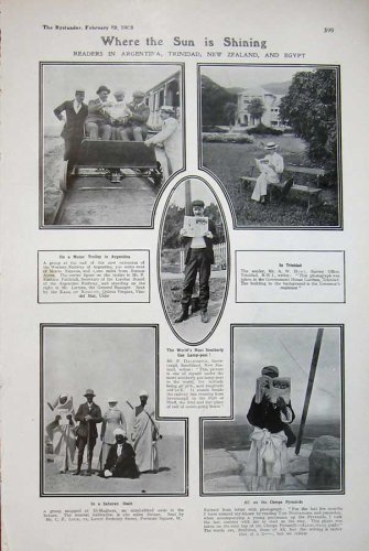 1908 Argentina Trinidad Egypt Motor Trolley New Zealand
