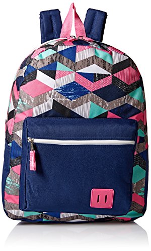 Trailmaker Girls' Printed Backpack with Pencil Pouch, Blue