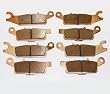 Sintered Brake pads Brakes for YAMAHA YFM 700 Ducks Unlimited Edition 2007-2009;YAMAHA YFM 550 Grizzly FGPY/Z EPS Auto Fi 2009-2010;YAMAHA YFM 700 Grizzly 2007 2008 2009 2010;Front & Rear