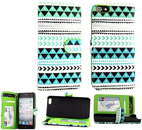 iphone 5s case,Thinkcase iPhone 5 5g New tribal PU Leather Wallet Case With Card Holder for iPhone 5 5g a01#