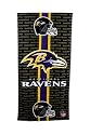 NFL Licensed Beach Towel Baltimore Ravens