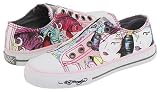 ED HARDY Girls Kids Low Rise Shoes Sneakers Koi Geisha Pink