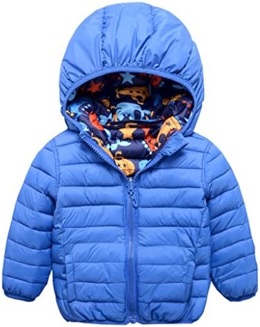 ASTRO Big Boys winter Cotton jacket(blue-9T)