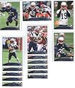 2009 Topps New England Patriots Complete Team Set of 15 cards including Tom Brady, Randy Moss, Wes Welker, and more!