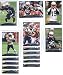 2009 Topps New England Patriots Complete Team Set of 15 cards including Tom Brady, Randy Moss, Wes Welker, and more!