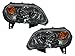 HEADLIGHTSDEPOT Chrome Housing Halogen Headlights Compatible With Chevrolet HHR 2006-2011 Includes Left Driver and Right Passenger Side Headlamps
