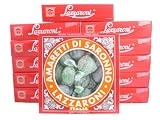 Amaretti di Saronno Cookies (Window Box) By Lazzaroni (Case of 12 Boxes, 180 Pairs Total)