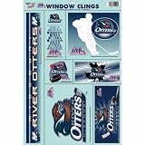 Missouri River Otters Hockey Assorted Cling-On Decal Collectible
