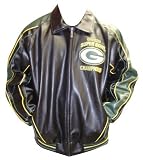 Green Bay Packers 3-Time Super Bowl Champions Pleather Jacket