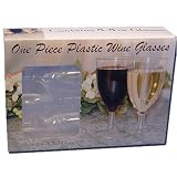 Plastic Party Wine Glasses (8 count)