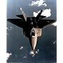 YF-22 Fighter (In Sky) Art Poster Print - 16" X 20"