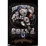 Indianapolis Colts Mascot Poster Grind Since 1953 4844