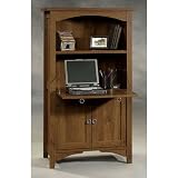 Image of Cheap Buy US Rose Valley Laptop Computer Armoire Abbey Oak Best Deals US, Sauder Office Furniture