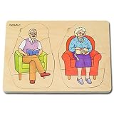 Beleduc Grandma & Grandpa 5 Layer Puzzle