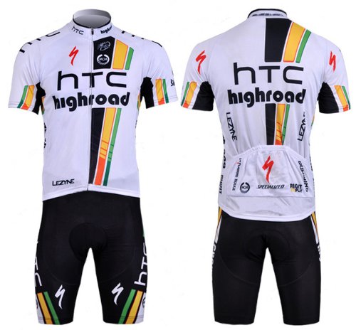 Weelly Men Cycling Bike Bicycle Jersey + Pants Set Short-sleeved