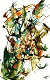 'Energetic Immediacy Modern Abstract Art 67.082110', Original Painting, Home Decor Artwork