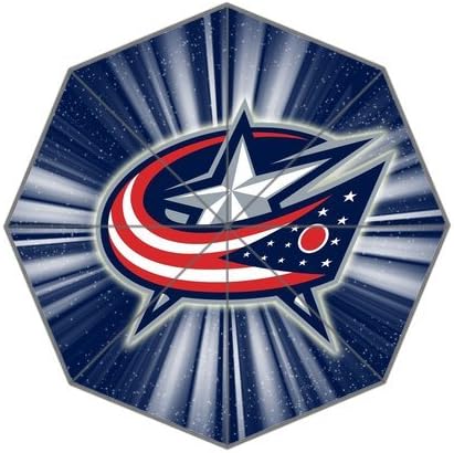 Bout it!! Custom Cool Design NHL Team Columbus Blue Jackets Printed Portable Fashion Foldable Umbrella!Browsing more details below