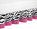 Sweet Jojo Designs Queen Bed Skirt for Hot Pink & Zebra Print Bedding Set