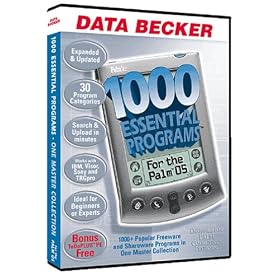 1000 Essential Programs for the Palm OS by Data Becker