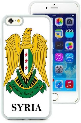 iPhone 6 TPU Case,Ukiyya Generic Syria - Coat Of Arms Flag EXTREME Protection Cover Heavy Duty Case for Apple iPhone 6/6S 4.7 Inch-White