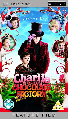 Childrens Toyshop  DVD : Charlie And The Chocolate Factory [UMD Mini for PSP] [2005]