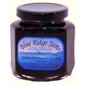 Blue Ridge Jams: Black Raspberry Preserves, Set of 3 (10 oz Jars)