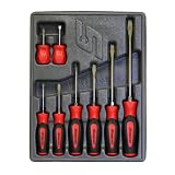Snap-On 8 pc Combo Instinct Screwdriver Set SGDX80BR