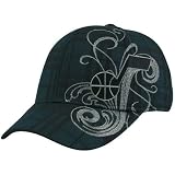 adidas Utah Jazz Black Pro Shape Flex Hat