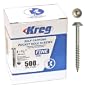 Kreg SML-F150 Pocket Hole Screws 1-1/2-Inch #2 Square Drive Washer-Head 500ct