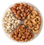 Fancy four section Nut Platter